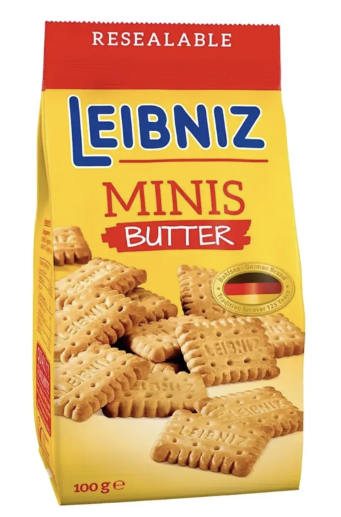 Міні-печиво вершкове Leibniz minis Butter 100г